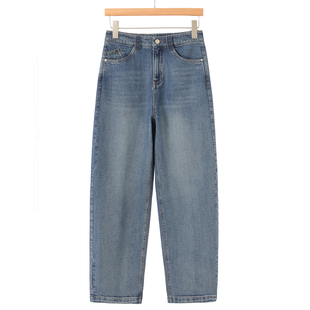 22%莱赛尔 松紧后腰棉质九分哈伦牛仔裤 绍 375 春装 659