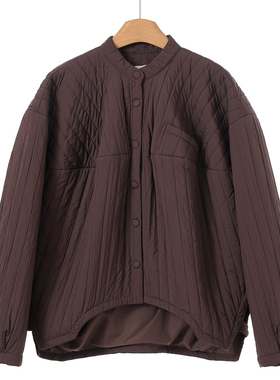 899 100绵羊毛填充【艾F】冬装  小众不规则衣摆棉衣外套075