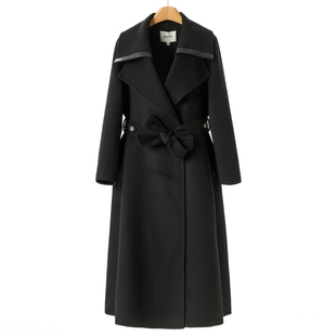气质大摆暗扣系腰带双面呢大衣122 冬装 2499西湖阁老 熠