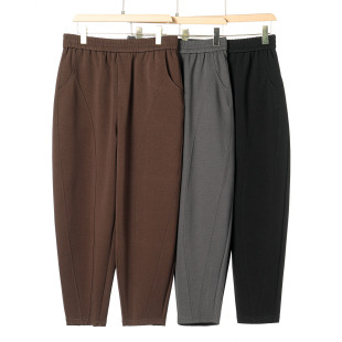宽胯舒适松紧拼接运动灯笼裤 春季 696 漠 459西湖阁老