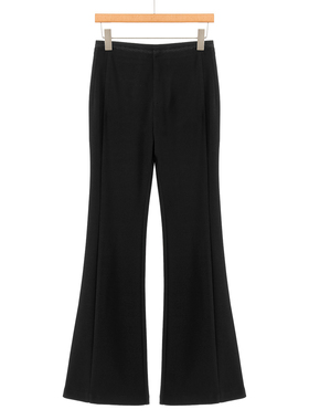 599西湖阁老【文】春装 花边腰修身筷子腿拖地喇叭裤623