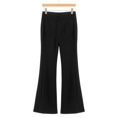 599西湖阁老【文】春装 花边腰修身筷子腿拖地喇叭裤623