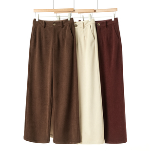 宽脚舒适加绒保暖灯芯绒阔腿裤 冬装 929 妍B 499西湖阁老