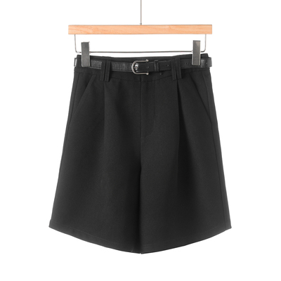 399西湖阁老【HO】春季 高腰阔腿中裤五分休闲裤142