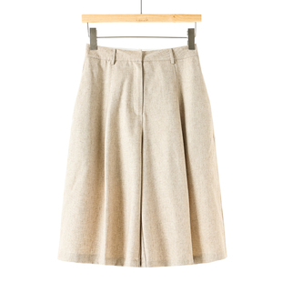 通勤感高腰纯色显瘦直筒中裤 韩货春季 209 西湖阁老