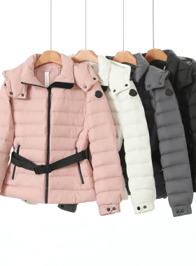 西湖阁老【羽D】冬装 松紧收腰轻便不失保暖连帽羽绒服902