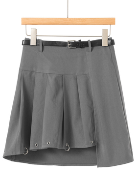 590西湖阁老【AL】春装*绍 圆环百褶防走光不规则短裙808