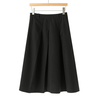 冬装 妍B 拼折遮胯感A字半身裙666 32%粘胶纤维 499