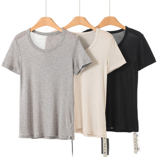 含绵羊毛开叉慵懒薄针织衫 269 夏装 兰 045 79%莱赛尔