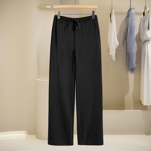 松紧腰带抽绳显瘦好搭配休闲直筒裤 滑滑 春夏 秀 092 凉爽