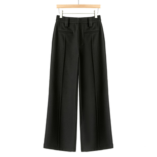 御姐气质高挑含绵羊毛宽脚裤 冬装 140 兹 659西湖阁老