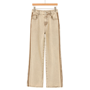 港味复古全棉直筒牛仔裤 659西湖阁老 绍 春装 118 兹