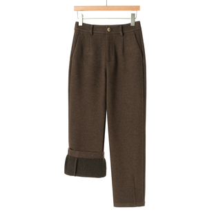 干练娴熟职场磨绒含羊毛烟裤 冬装 935 妍B 579西湖阁老