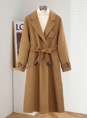 19%山羊绒西湖阁老【署】高货特价~冬 浴袍款双面呢大衣SY213