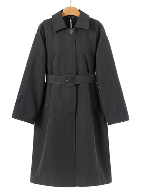 799西湖阁老【帛】26春装*绍 暗门襟扣系腰带开叉风衣外套151