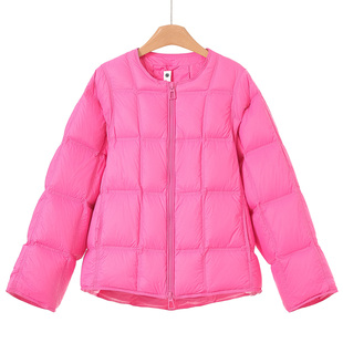 抽绳收口防风溜肩袖 冬装 宽松圆领羽绒服859 羽D 西湖阁老