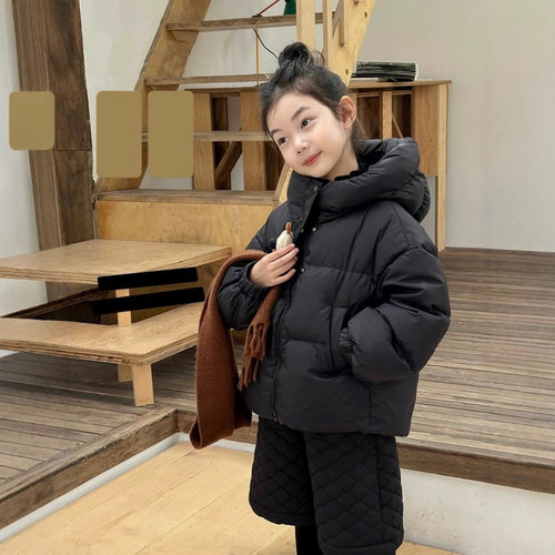 新款儿童大衣女款加厚中大童保暖