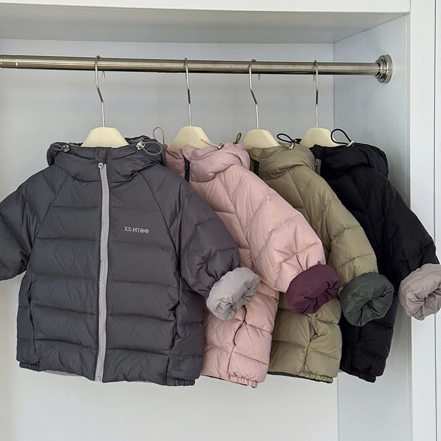 秋冬新款韩版连帽儿童防寒服休闲