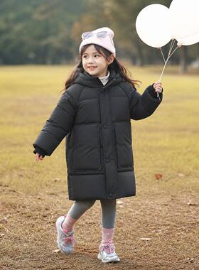 女童羽绒棉服新款洋气宽松保暖中