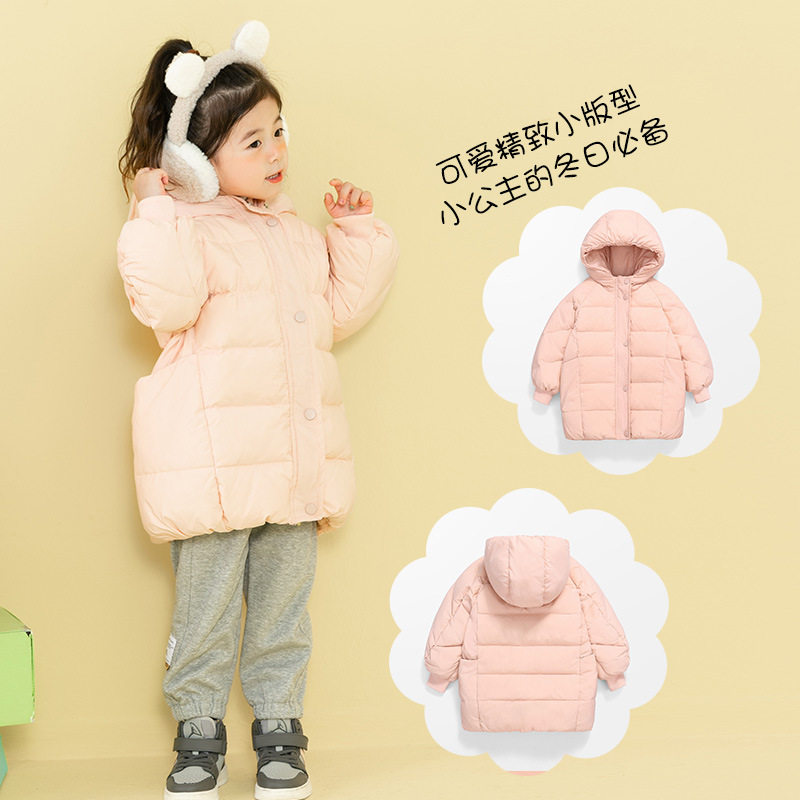 90%过检测冬季女孩儿童小孩中长