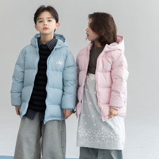 2025冬季新款新国标90白鸭绒儿童羽绒服保暖外套宽松韩版潮冬季
