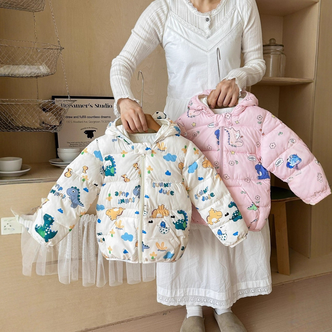 儿童羽绒棉服秋冬保暖外套婴幼儿