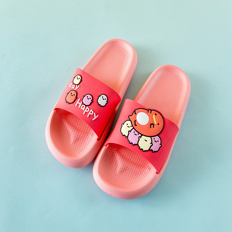 夏天室内卡通小精灵拖鞋女厚底浴室洗澡情侣软底男居家用户外休闲