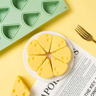 迷你奶酪模具猫和老鼠芝士乳酪块慕斯蛋糕巧克力布丁烘焙硅胶磨具