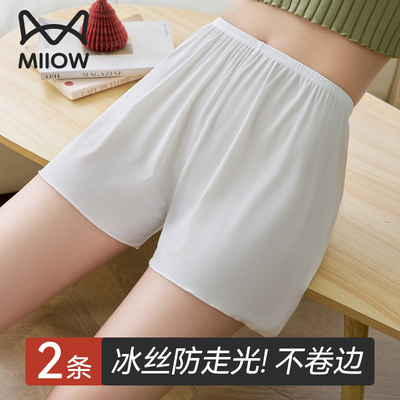猫人冰丝安全裤女可外穿防走光