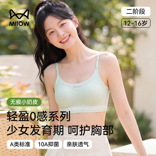 猫人初中学生少女文胸二阶段12+