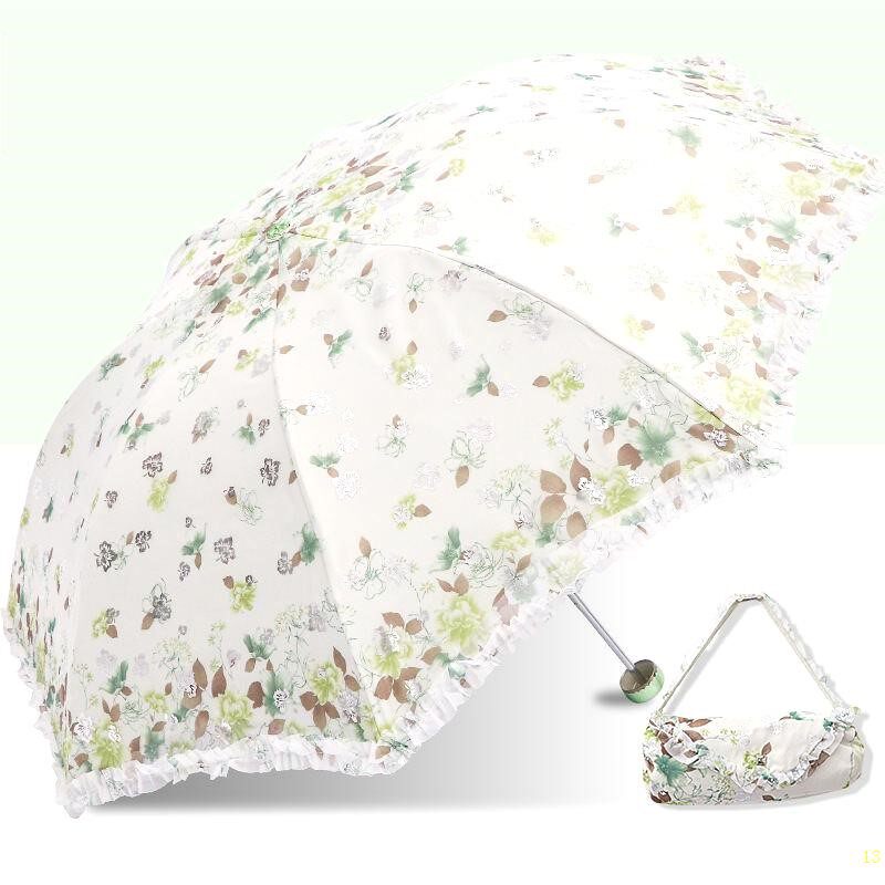 女神小清新两用晴雨伞防晒女太阳伞折叠防紫外线黑胶遮阳伞在类目 居家日用, 伞/雨具/防雨/防潮, 伞中 - 来自Buy2taobao.com提供专业的淘宝代购服务