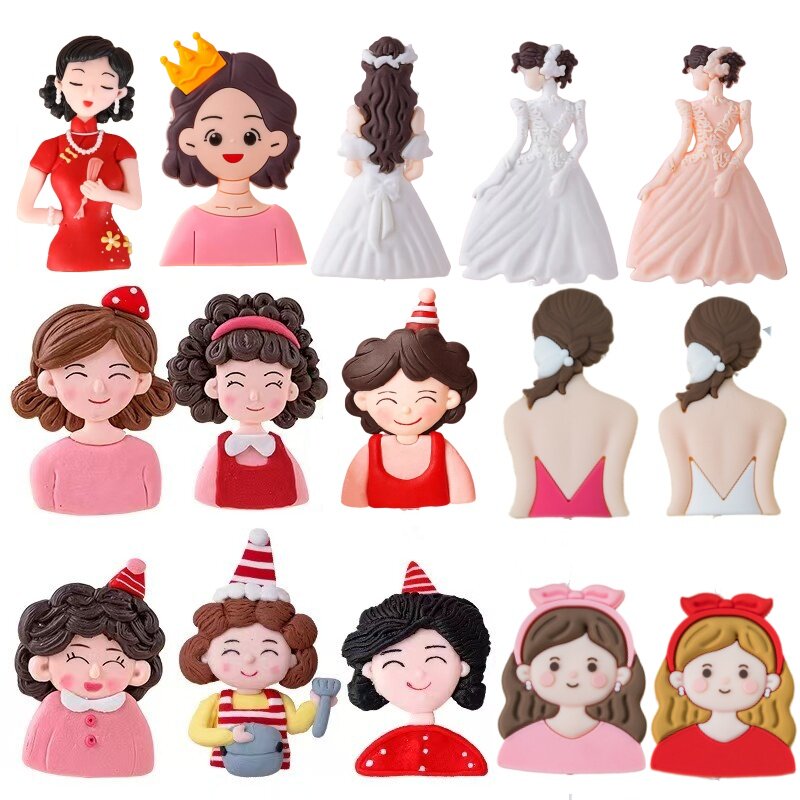 2025母亲节软陶软胶妈妈蛋糕装饰摆件背影母亲女王女神生日插件