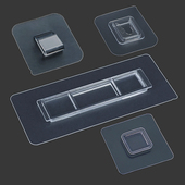 纸巾盒粘贴片牙刷架背胶贴筷子盒卡扣贴无痕胶免打孔置物架挂钩