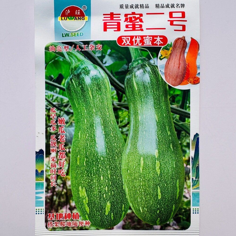 泸旺青蜜二号双优蜜本南瓜种子高产早中熟油亮南瓜种籽农家春季播