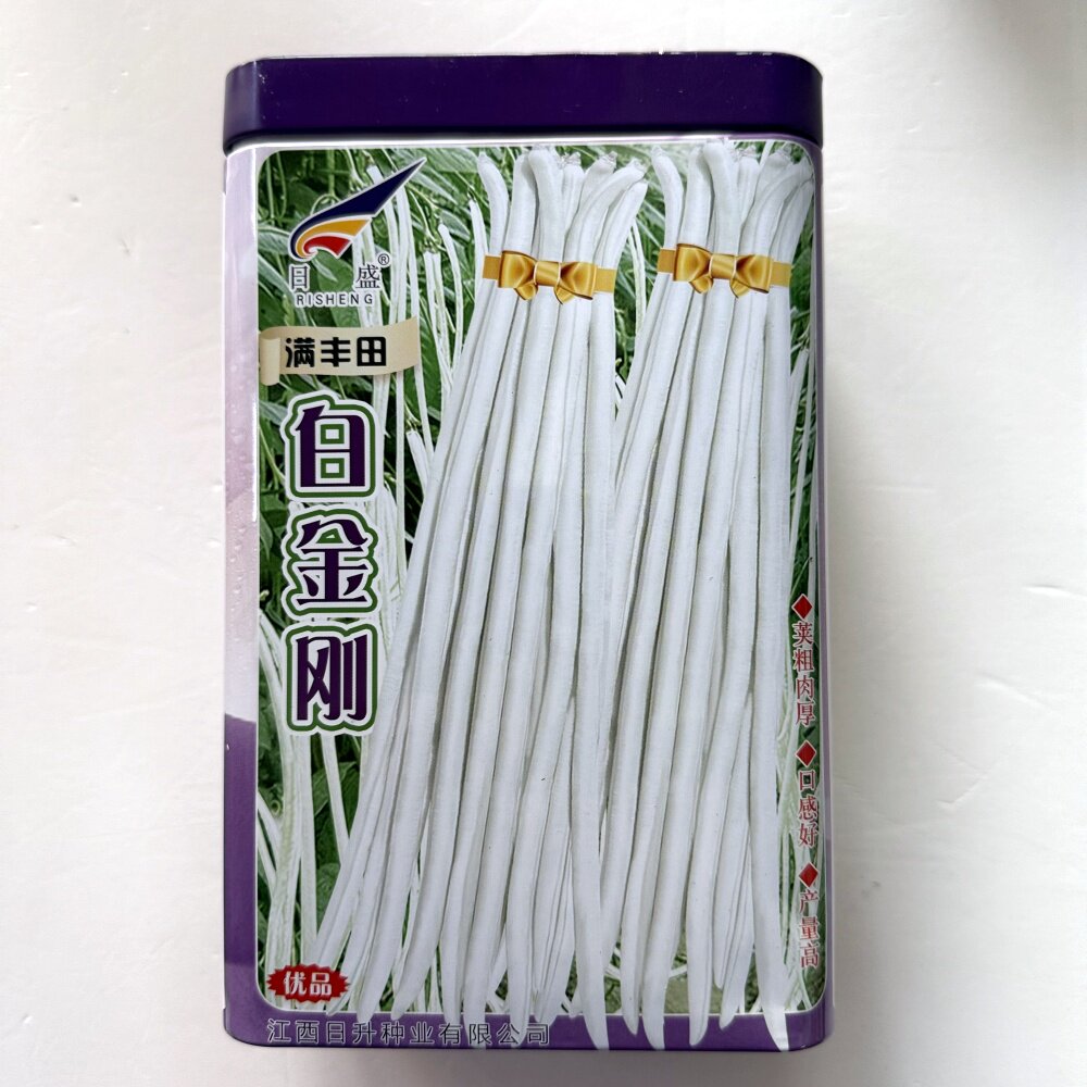 日盛白金刚白豇豆种子早中熟耐高温白豆角种籽春夏季播长豇豆种孑