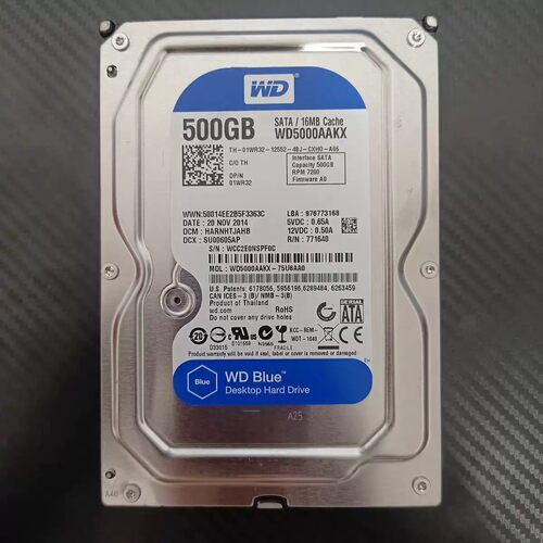 WD/西部数据 WD500AAKX 500G 台式机  (二手拆机 成色如新)