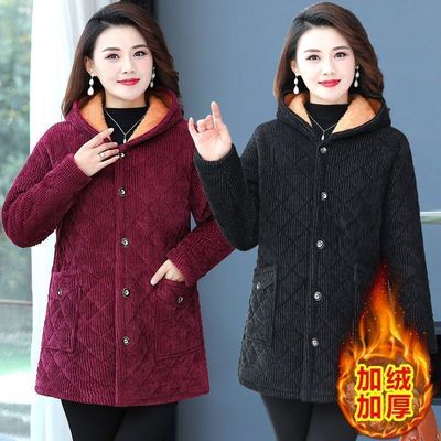 四川省省服棉衣女保暖加厚加绒棉服秋冬款罩衣宽松外套中老年棉袄