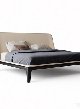 Poliform Kelly凯利床意式极简设计师别墅大平层高端1.8米双人床