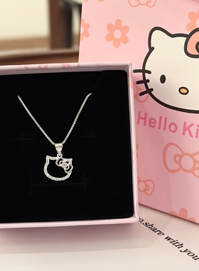 纯银925盒子链女项链女