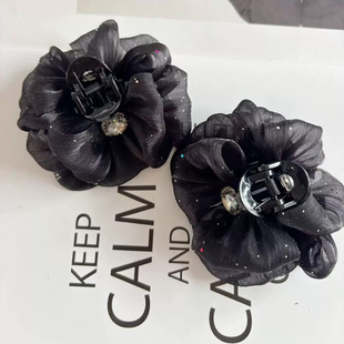 时尚气质发夹满天星泡泡小抓夹7CM