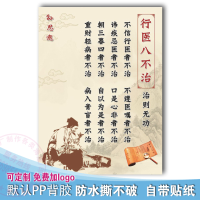 行医养生馆挂图片美容院装饰画