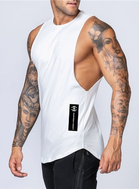 Workout Gym Tank Top Mens Muscle Sleeveless Sportswear Shirt
