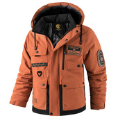 warmth thickened men New jacket padded outdoor cotton for