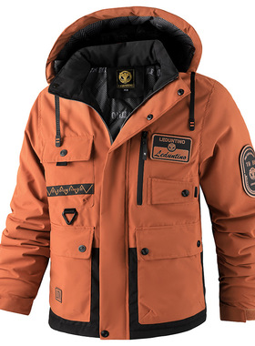 新款户外保暖男式加厚棉袄