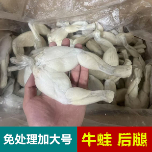 2斤牛蛙后腿新鲜特大田鸡冷冻牛蛙肉腿块商用石蛙火锅食材冻品