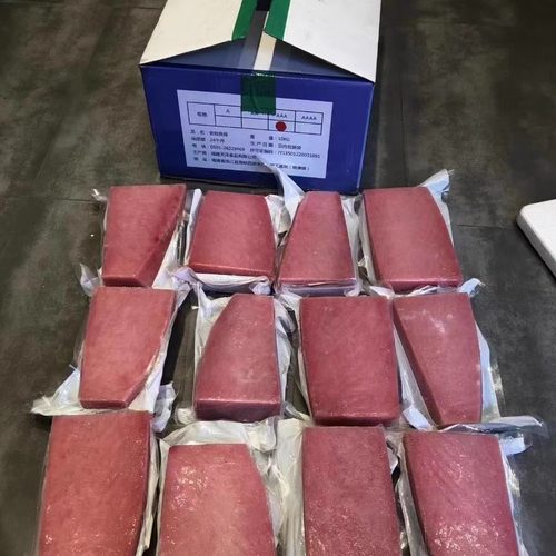 AAA金枪鱼排新鲜背肉中段日料理生鱼片鲔鱼冷冻海红金枪鱼10kg/箱