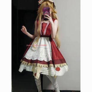 第五人格小女孩年歲cos服 3D眼鏡 套裝 可愛美少女cosplay暗紋版