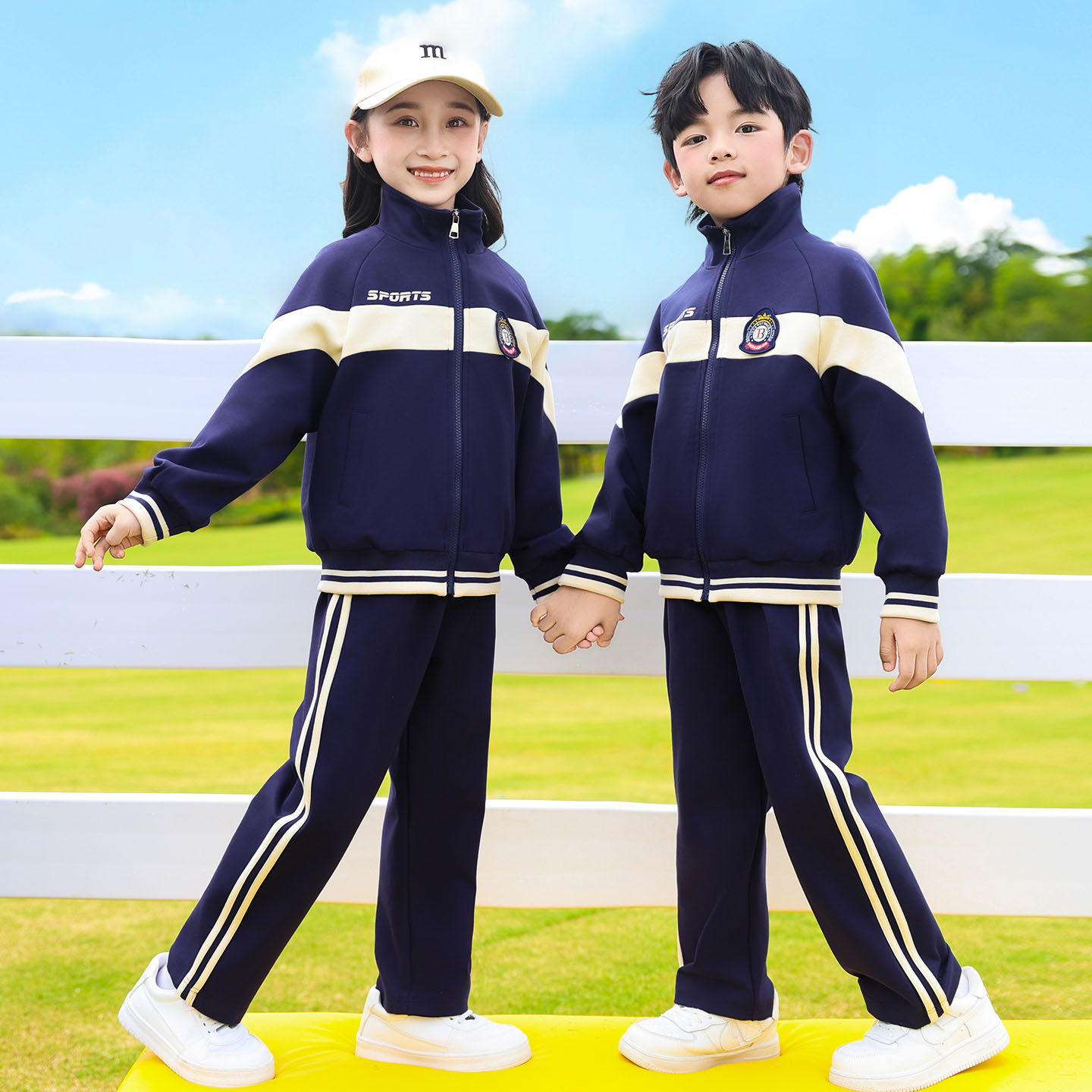 中小学生班服套装春秋季新