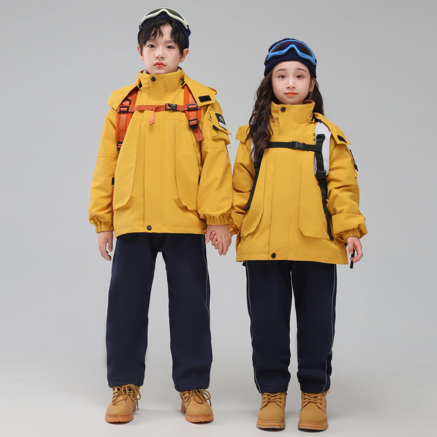 小学生校服儿童冲锋衣三合