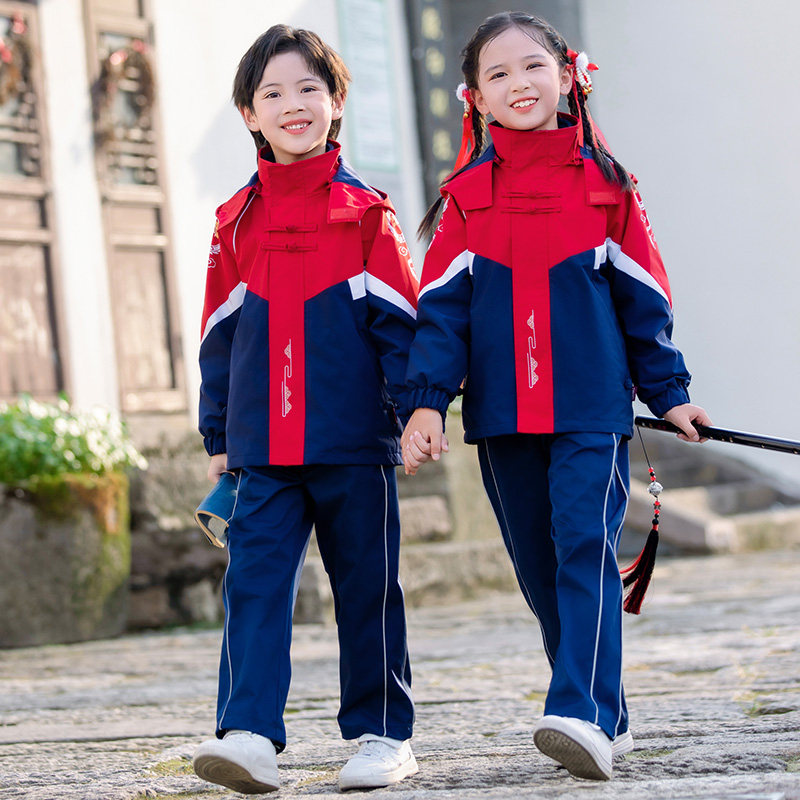 三合一秋冬冲锋衣外套校服